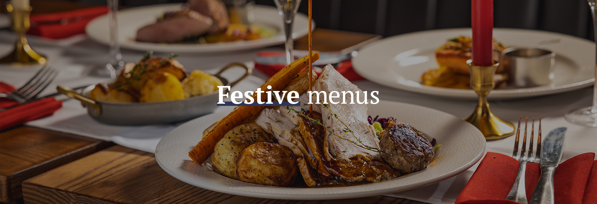 Christmas menu at De Hems Dutch Cafe Bar